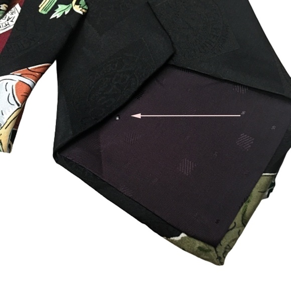 TABASCO Novelty Neckties Ties 100% Silk Made USA Lot 7 Graphic Hot Sauce Vintage - Picture 12 of 15